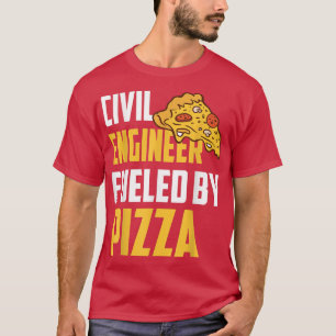 Ziviler Ingenieur mit Pizza Pizza Lover Zivil T-Shirt