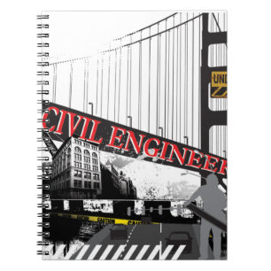 Ziviler Ingenieur Notizblock