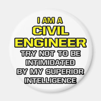 Ziviler Ingenieur... Überlegene Intelligenz Magnet