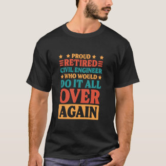 Ziviler Ingenieur- und Maschinenbauingenieur T-Shirt