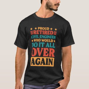 Ziviler Ingenieur- und Maschinenbauingenieur T-Shirt
