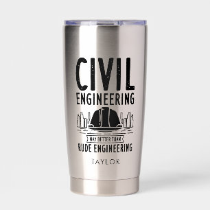 Ziviler Ingenieurweg besser als undurchsichtiges I Thermobecher