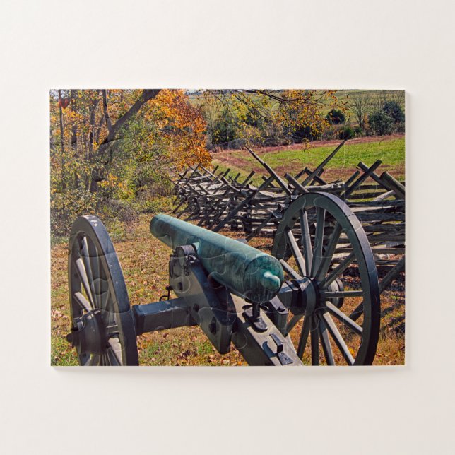 Ziviler Krieg Cannons Jigsaw Puzzle (Horizontal)