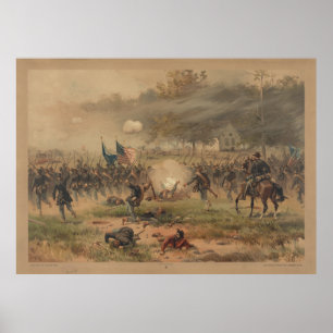 Ziviler Krieg gegen Antietam Sharpsburg Print Poster