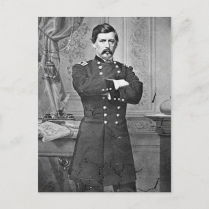 ZIVILER Krieg in den USA: General McClellan Postkarte