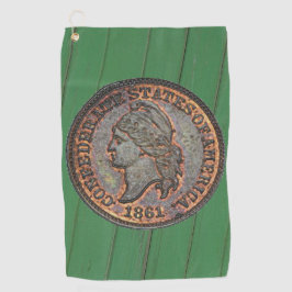 Ziviler Krieg ⚔️ Konföderation Penny Wood Wall Gre Golfhandtuch