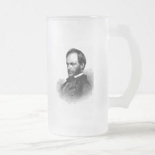 Ziviler Krieg Mattglas Bierglas