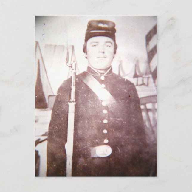 Ziviler Krieg Postkarte (Vorderseite)