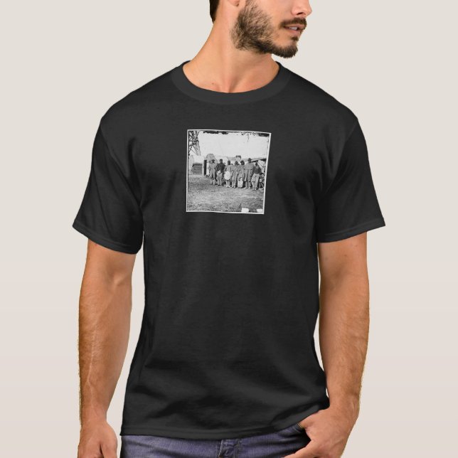 Ziviler Krieg, schwarze Teamsters T-Shirt (Vorderseite)