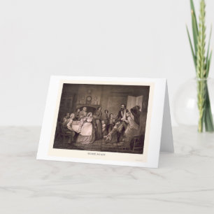 Ziviler Kriegs-Soldat, der begrüßtes Zuhause ist Karte