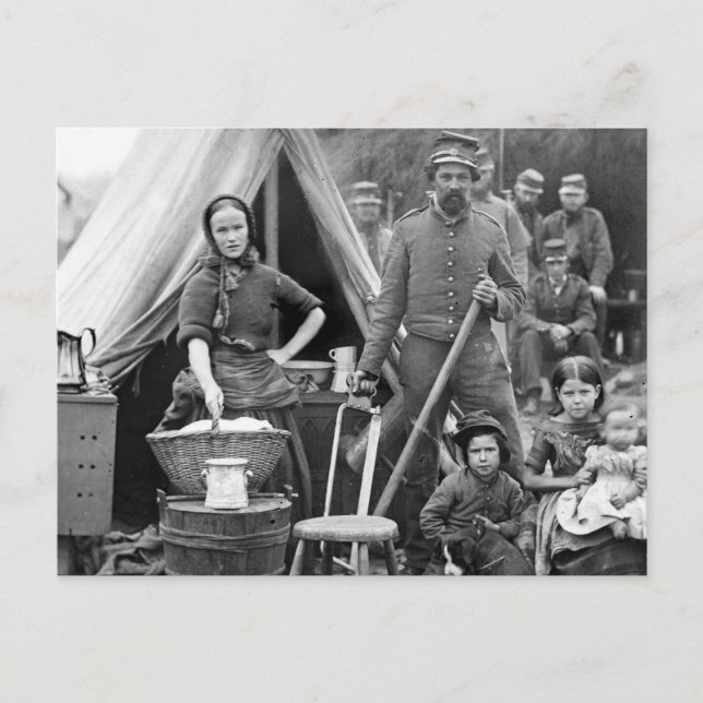 Ziviler Kriegsweg, 1861 Postkarte (Vorderseite)