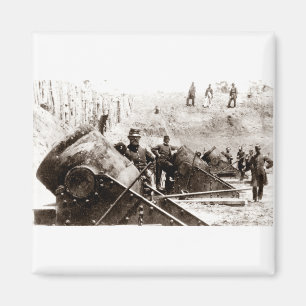 Ziviler Mortar-Akku aus dem Krieg in Yorktown Magnet