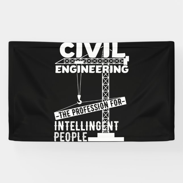 Ziviles Engineering - der Beruf des Intelligenten Banner (Horizontal)