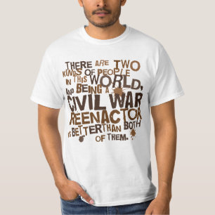 Ziviles Krieg Reenactor Geschenk T-Shirt
