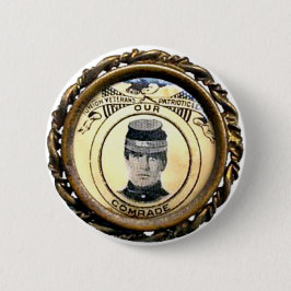 Ziviles Kriegs-Abzeichen McKinleys - Knopf Button