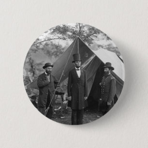 Ziviles Kriegs-Foto circa 1862 Button