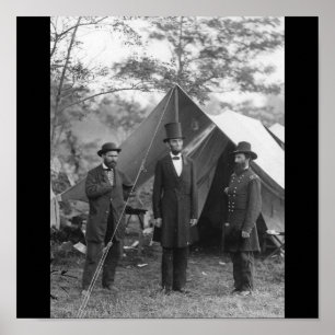 Ziviles Kriegs-Foto circa 1862 Poster
