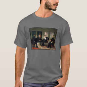 Ziviles Kriegs-Gewerkschafts-Führer-Malen T-Shirt
