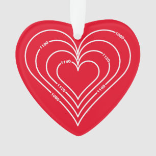 Ziviles technisches Herz Ornament