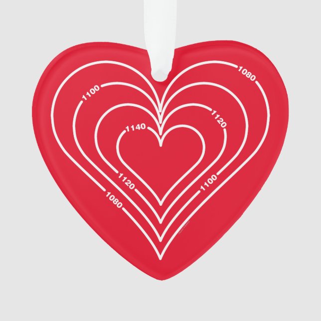 Ziviles technisches Herz Ornament (Vorderseite)