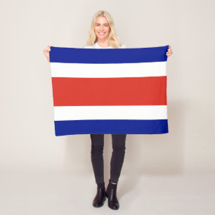 Zivilflagge Costa Ricas Fleecedecke