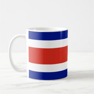 Zivilflagge Costa Ricas Kaffeetasse