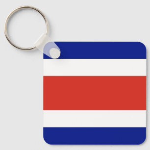 Zivilflagge Costa Ricas Schlüsselanhänger