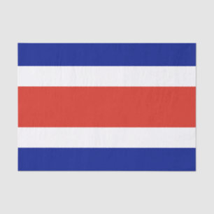 Zivilflagge Costa Ricas Seidenpapier