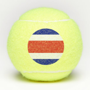 Zivilflagge Costa Ricas Tennisbälle