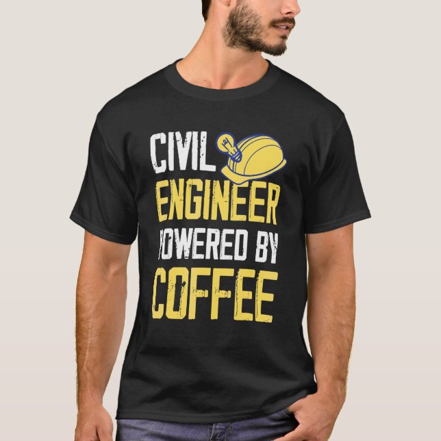 Zivilingenieur Kaffee T-Shirt (Vorderseite)