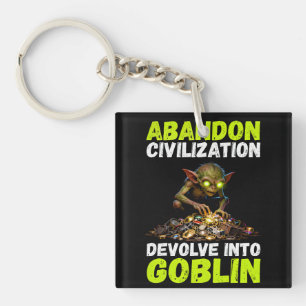 Zivilisation Aufgeben und zu einem Kobold Entwicke Schlüsselanhänger