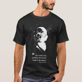 Zivilisation Gandhi Weiß T-Shirt