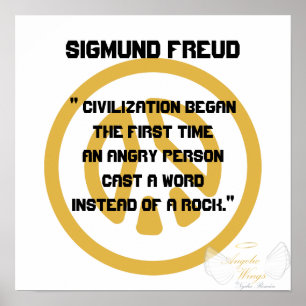 Zivilisation! Sigmund Freud-Customize Poster