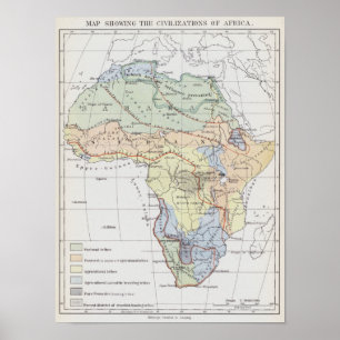 Zivilisationen Afrikas Poster