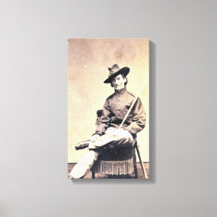 "Zivilkriegssoldat, Frances Clalin Clayton" Leinwanddruck