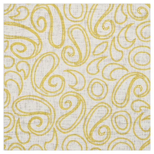 Ziya Creme gelb Stoff (Muster)