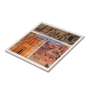 zJO003 PETRA, Jordanien, Asien, Fliese