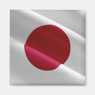 zJP002 japanisch schwänzend FLAG Japan, Kühlschran Magnet