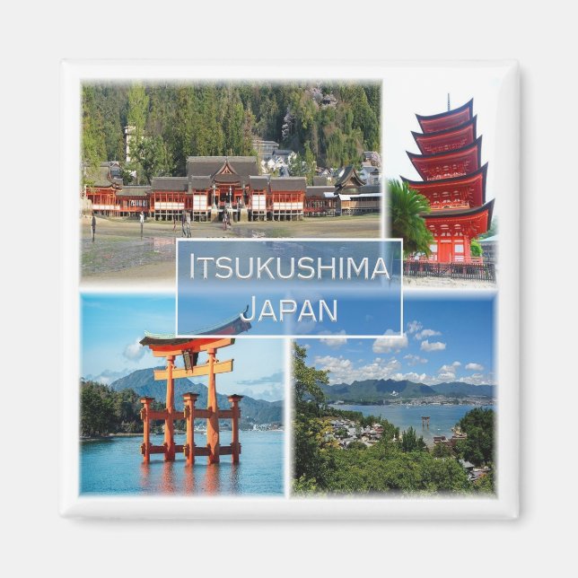 zJP004 ITSUKUSHIMA MIYAJIMA, Japan, Kühlschrank Magnet (Vorne)