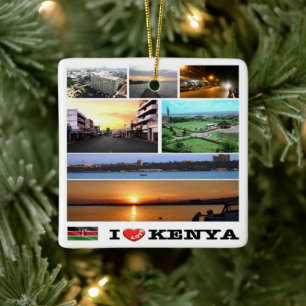 zKE010 KENYA I Liebe, Mosaik, Afrika, Keramikornament