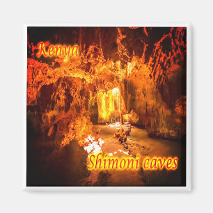 zKE024 KENIA, Shimoni, Höhlen, Afrika, Kühlschrank Magnet