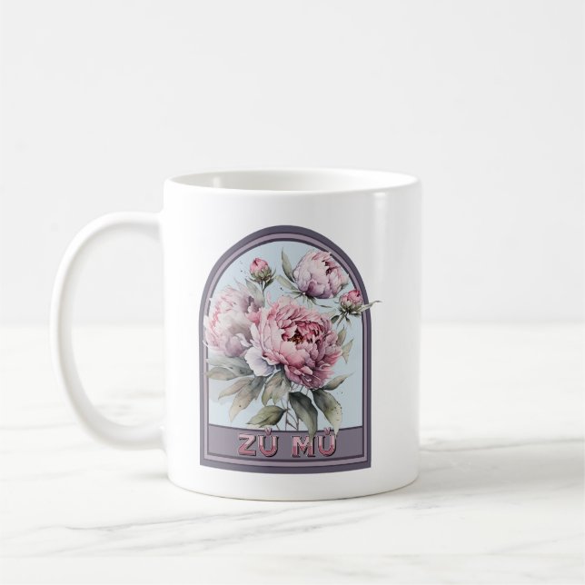 ZKlimambilVintage Floral Grandmutter Kaffeetasse (Links)