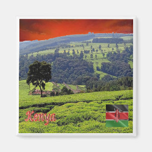 zKM006 KOMOREN, Panorama, Afrika, Kühlschrank Magnet
