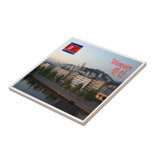 zKP004 WONSAN, Nordkorea, Asien, Fliese
