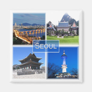 zKR003 SEOUL, Südkorea ROK, Asien, Kühlschrank Magnet