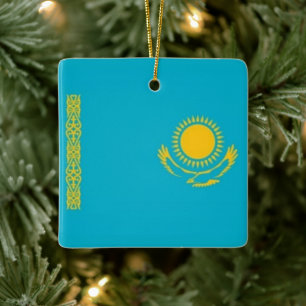 zKZ001 Kasachische FLAG Kasachstan, Keramikornament
