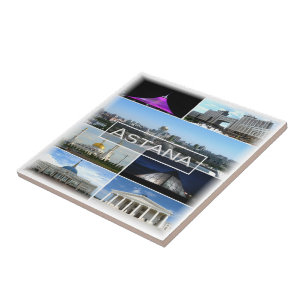 zKZ004 ASTANA Mosaik, Kasachstan, Asien, Fliese