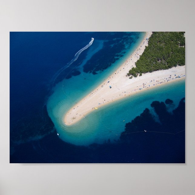 Zlatni rat Bol Hrvatska Poster (Vorne)