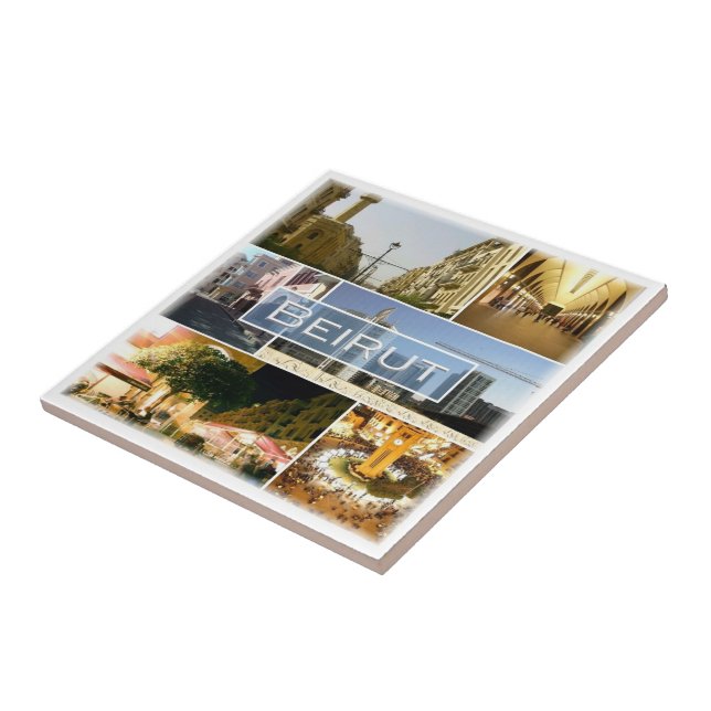 zLB003 BEIRUT, Libanon, Asien. Fliese (Seite)