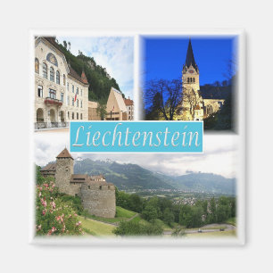zLI003 VADUZ Liechtenstein, Kühlschrank Magnet